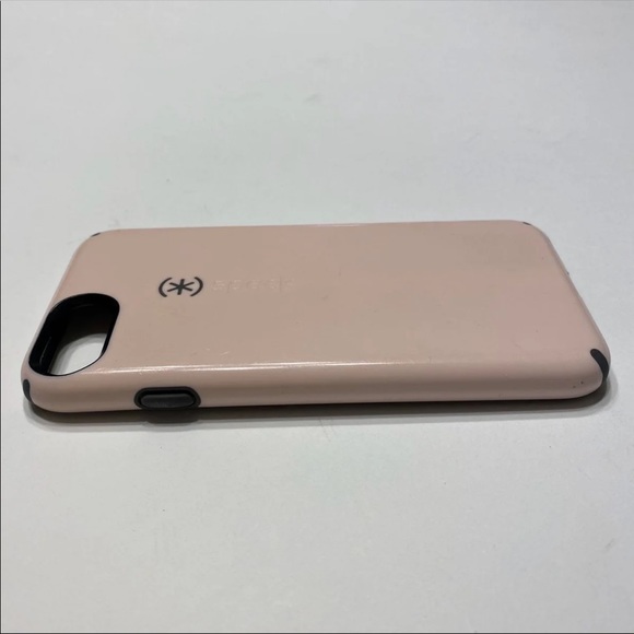 Speck iPhone 6/6s/7/8 Baby Pink Case Gray Plastic